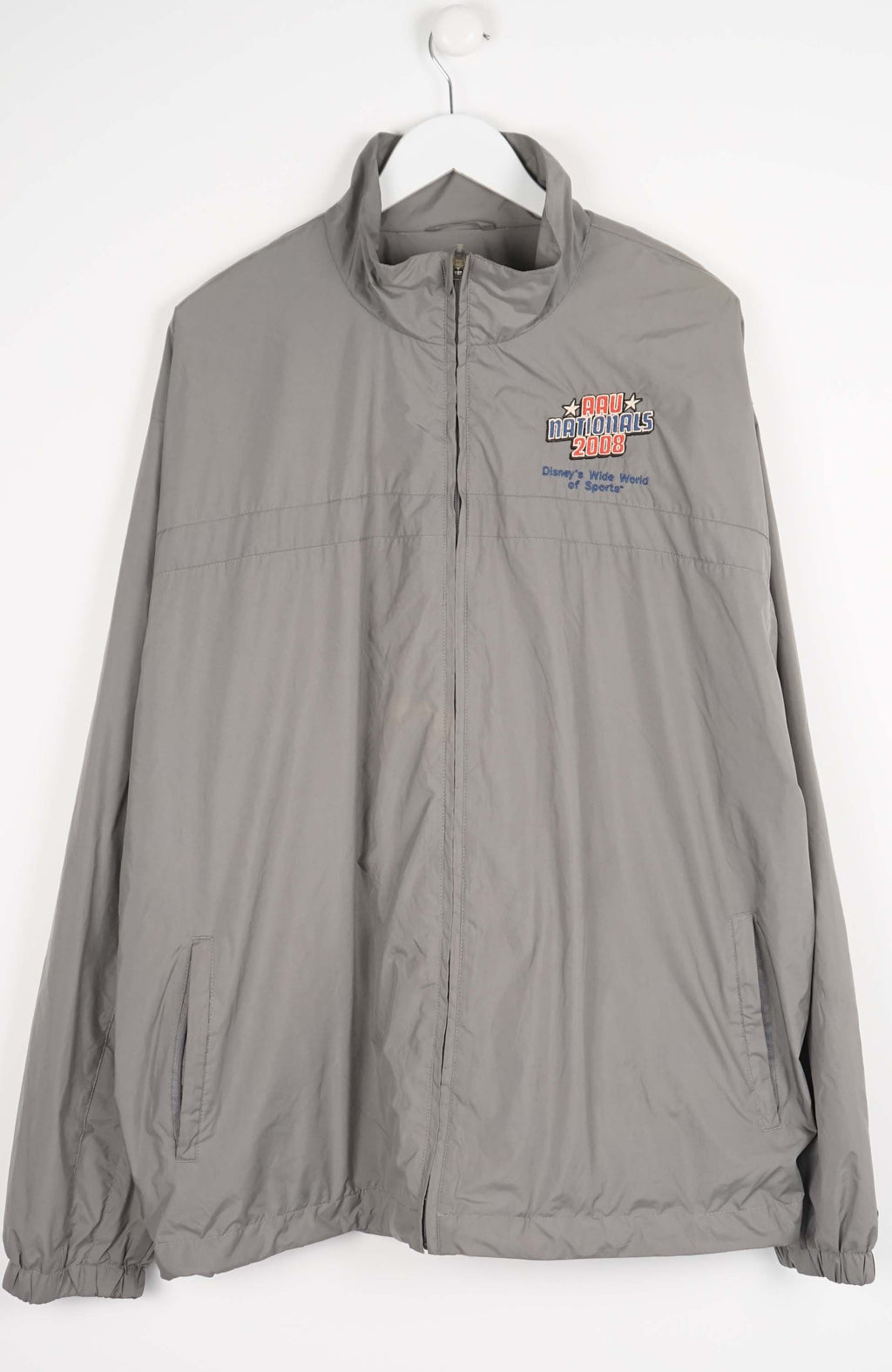 Vintage MVP men's windbreaker, size L polyester gray type Vintage Second Hand