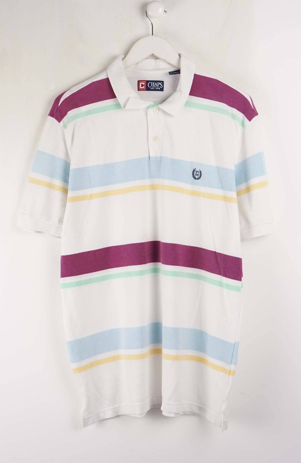 VINTAGE CHAPS POLO SHIRT (L)