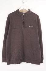 VINTAGE COLUMBIA 1/4 ZIP SWEATER (XL)