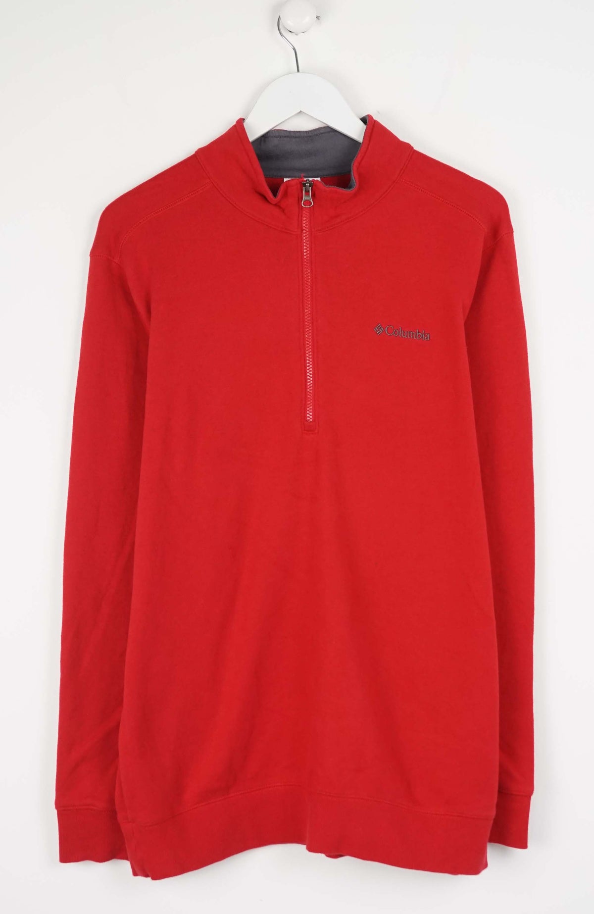 VINTAGE COLUMBIA 1/4 ZIP SWEATER (XL)