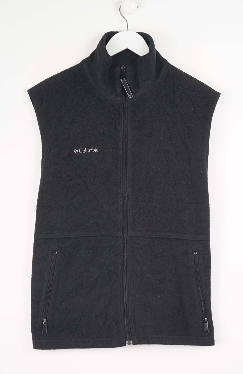 VINTAGE COLUMBIA FLEECE VEST SWEATER (L)