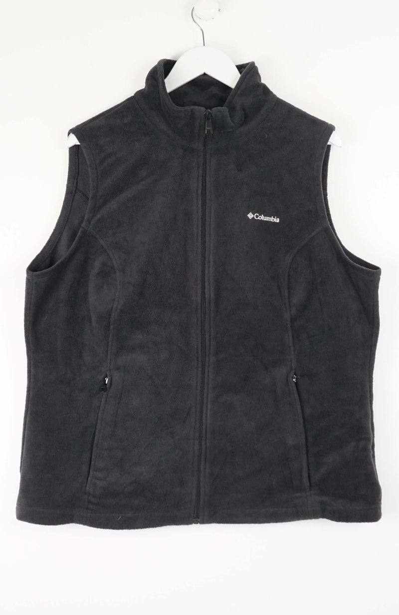 VINTAGE COLUMBIA FLEECE VEST SWEATER (L)