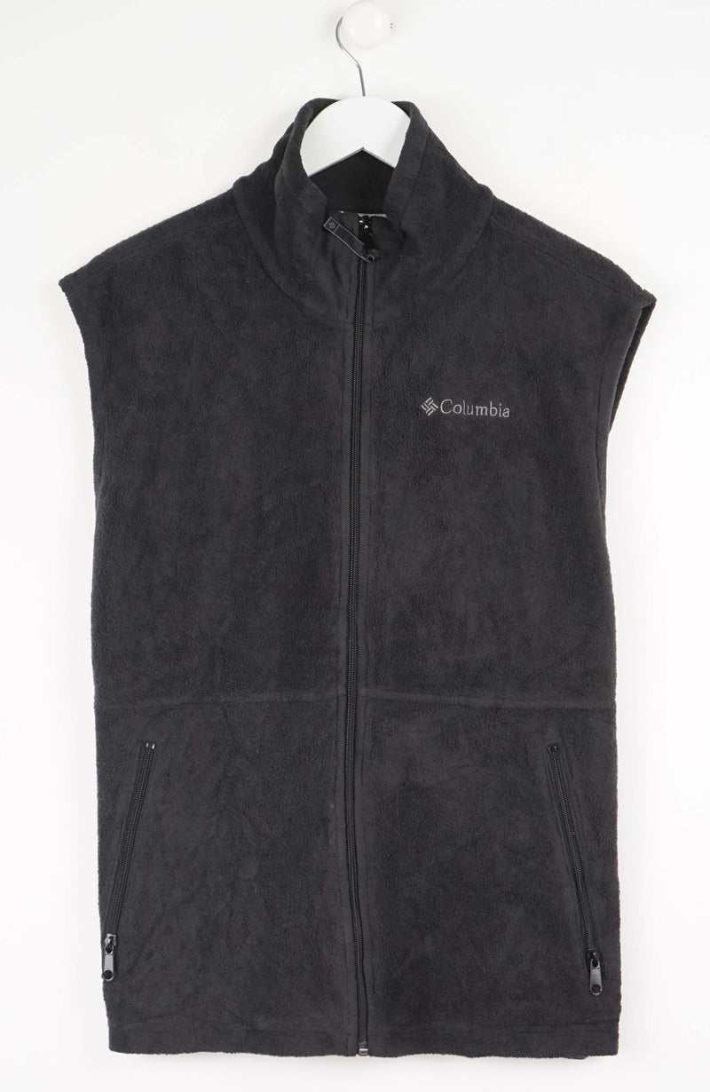 VINTAGE COLUMBIA FLEECE VEST SWEATER (M)