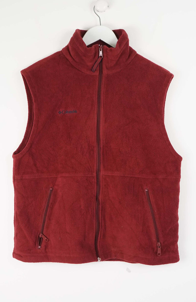 VINTAGE COLUMBIA FLEECE VEST SWEATER (M)