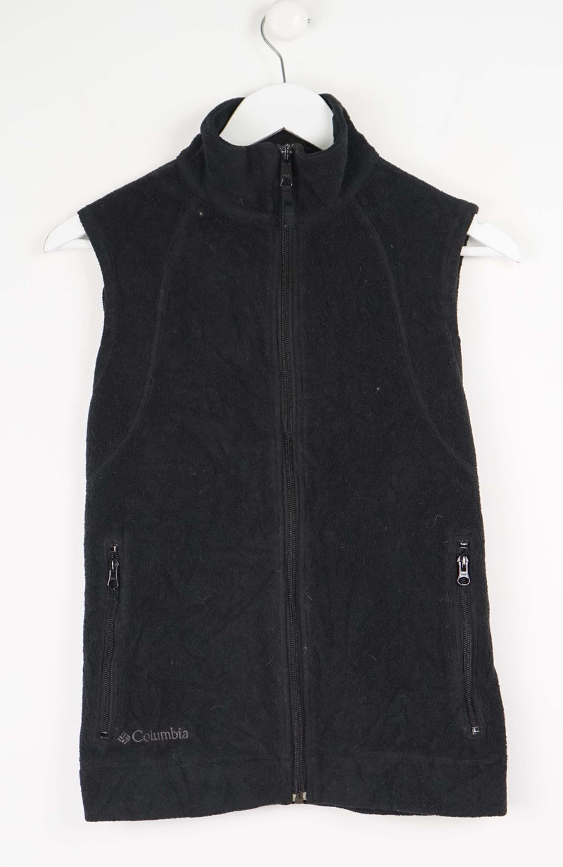 VINTAGE COLUMBIA FLEECE VEST SWEATER (S)