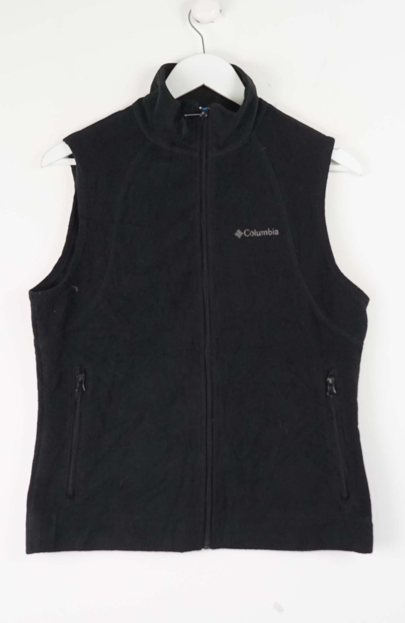 VINTAGE COLUMBIA FLEECE VEST SWEATER (S)