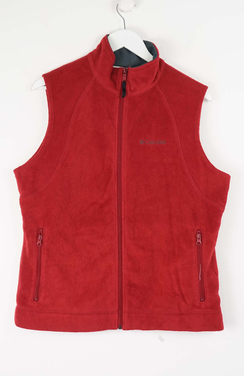 VINTAGE COLUMBIA FLEECE VEST SWEATER (S)