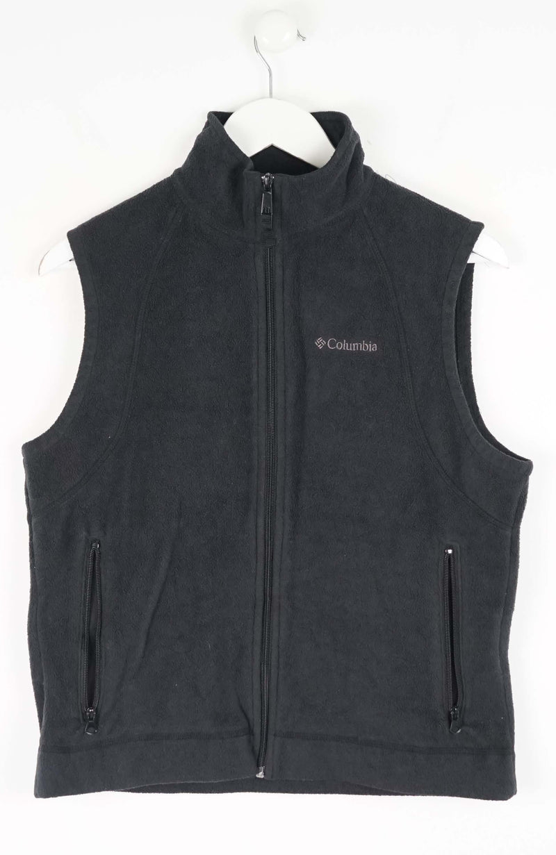 VINTAGE COLUMBIA FLEECE VEST SWEATER (S)
