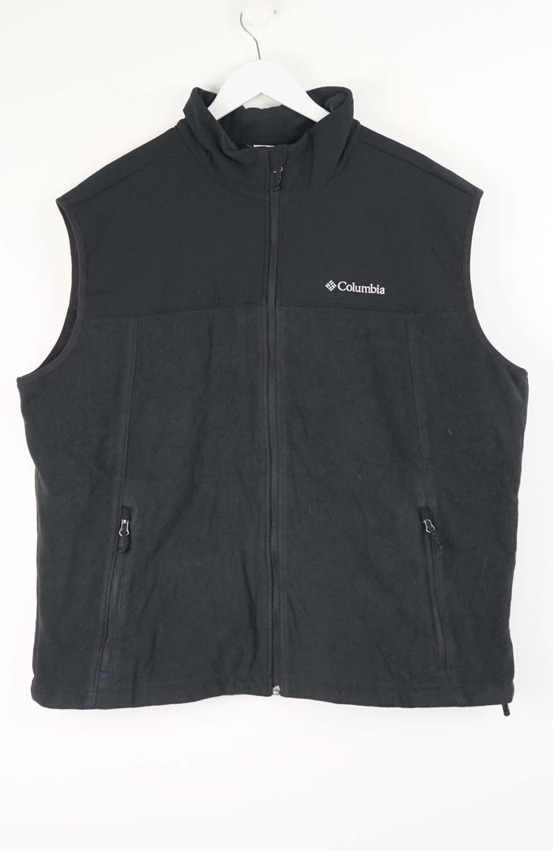 VINTAGE COLUMBIA FLEECE VEST SWEATER (XL)