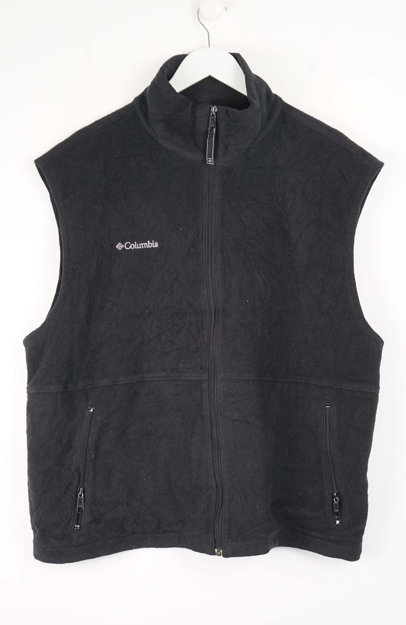 VINTAGE COLUMBIA FLEECE VEST SWEATER (XL)
