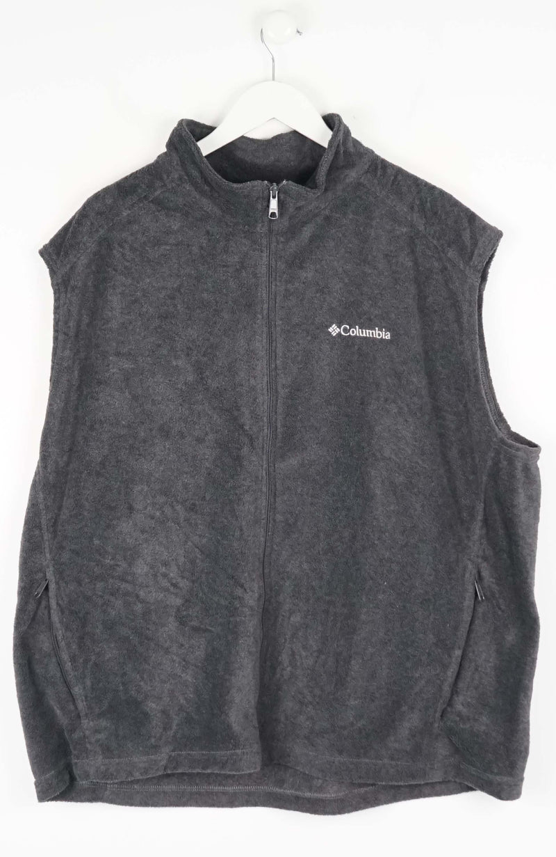 VINTAGE COLUMBIA FLEECE VEST SWEATER (XXL)