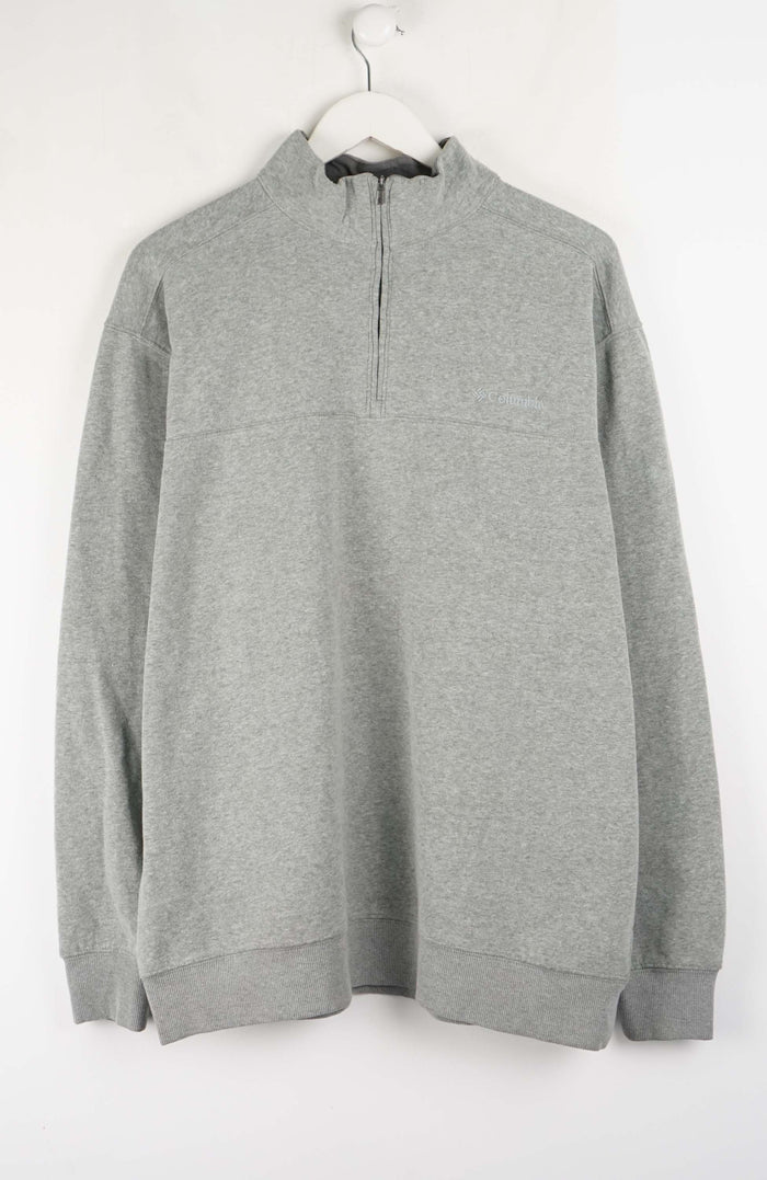VINTAGE COLUMBIA 1/4 ZIP SWEATER (XL)
