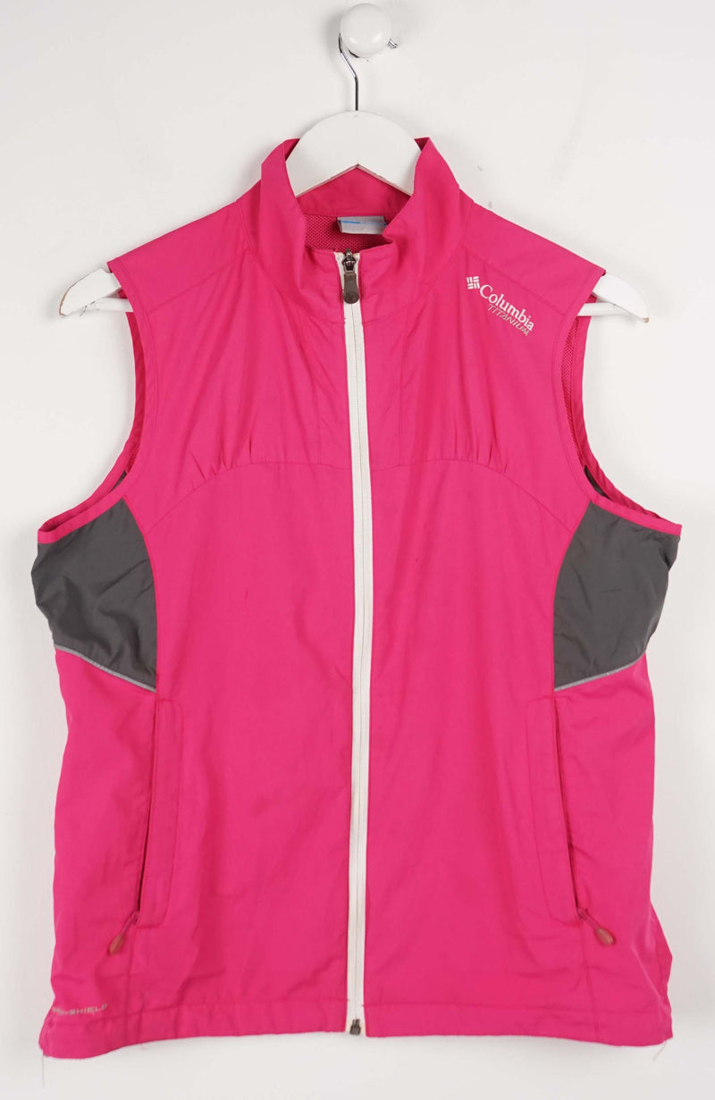 VINTAGE COLUMBIA WINDBREAKER VEST (S)