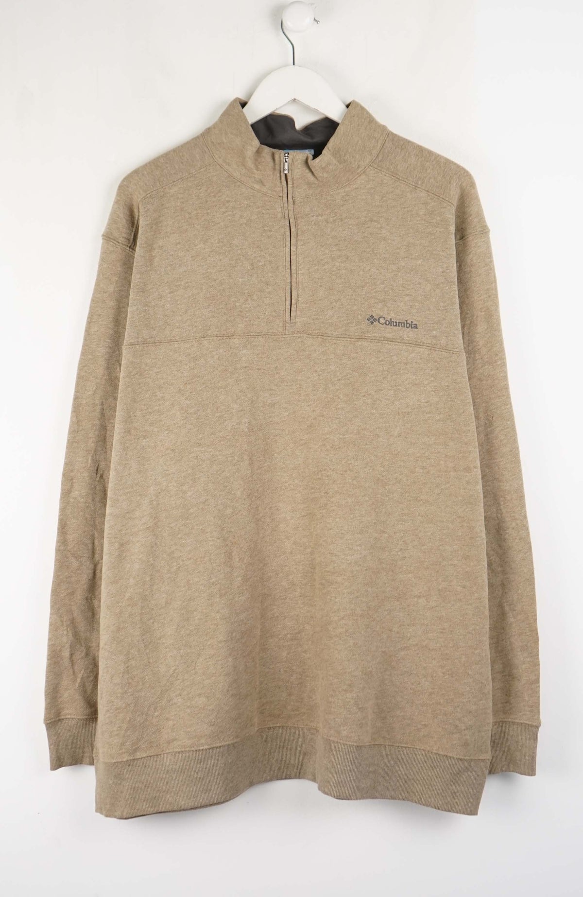 VINTAGE COLUMBIA ZIP 1/4 SWEATER (XXL)