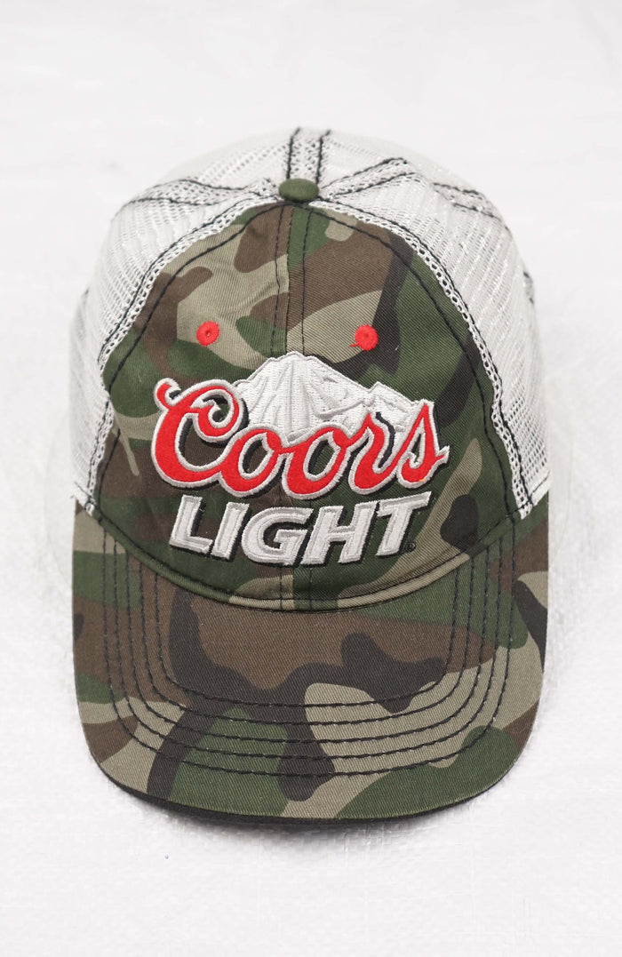 VINTAGE COORS LIGHT CAMO HAT