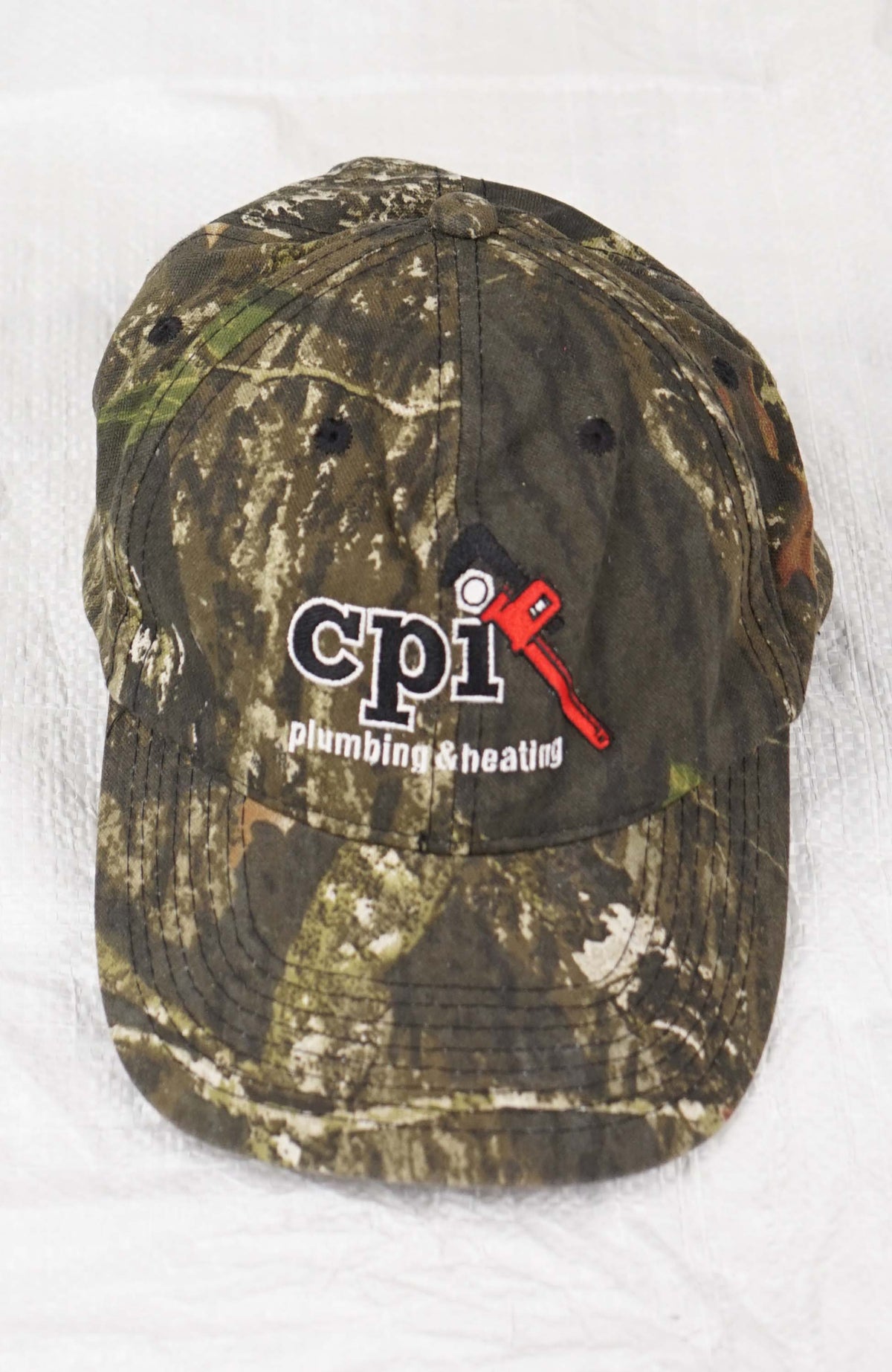 VINTAGE CPI PLUMBING& HEATING REAL TREE HAT