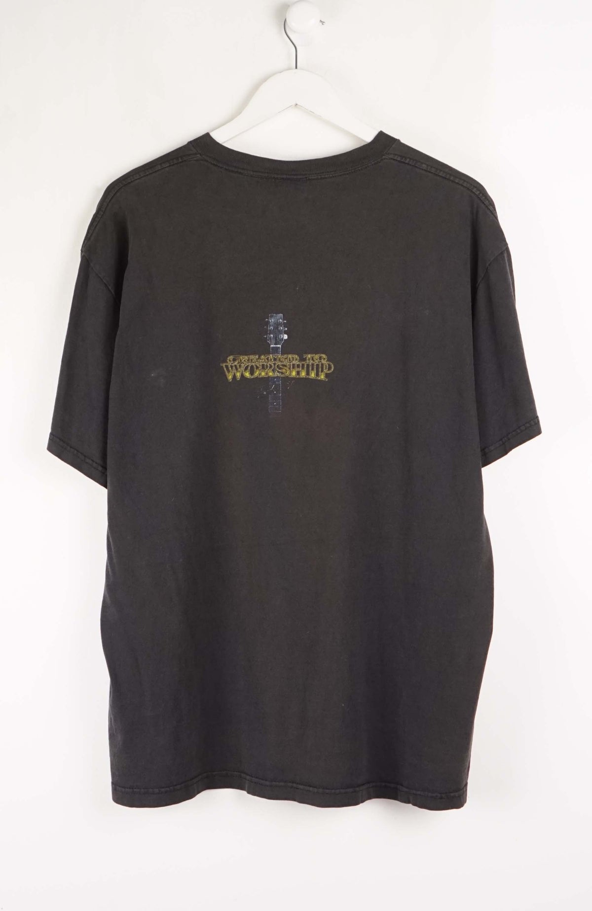 VINTAGE CREATED TO WORSHIP T-SHIRT (L)