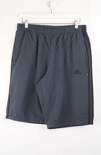 VINTAGE ADIDAS TRACK PANT SHORTS (M)