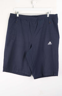 VINTAGE ADIDAS TRACK PANT SHORTS (XL)
