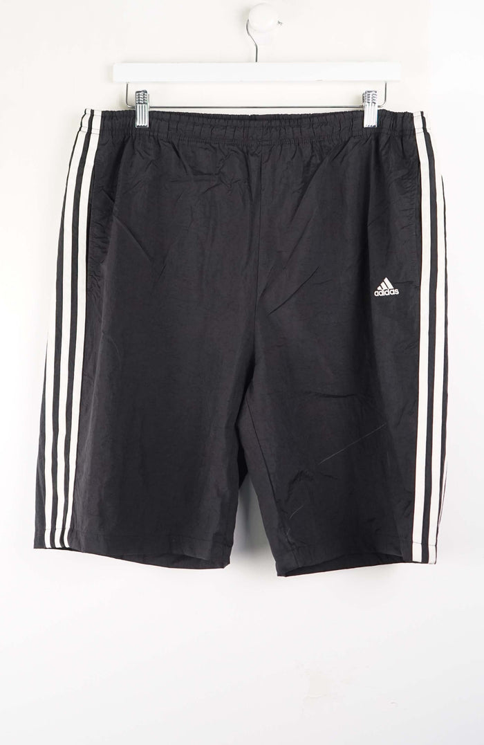 VINTAGE ADIDAS TRACK PANT SHORTS (XL)