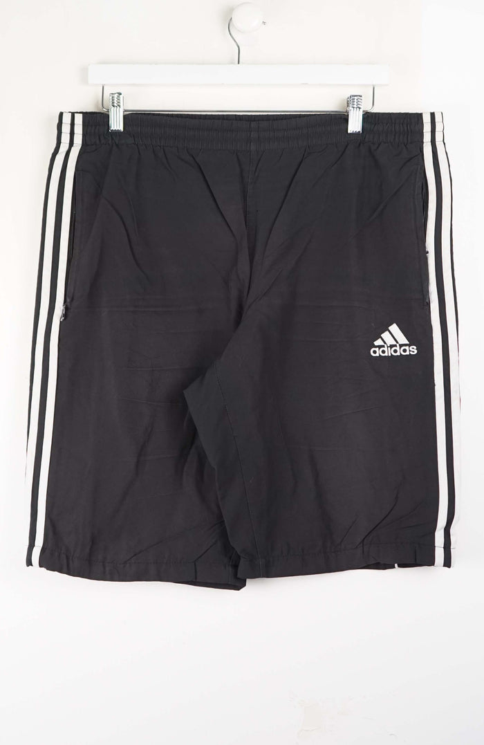 VINTAGE ADIDAS TRACK PANT SHORTS (XL)
