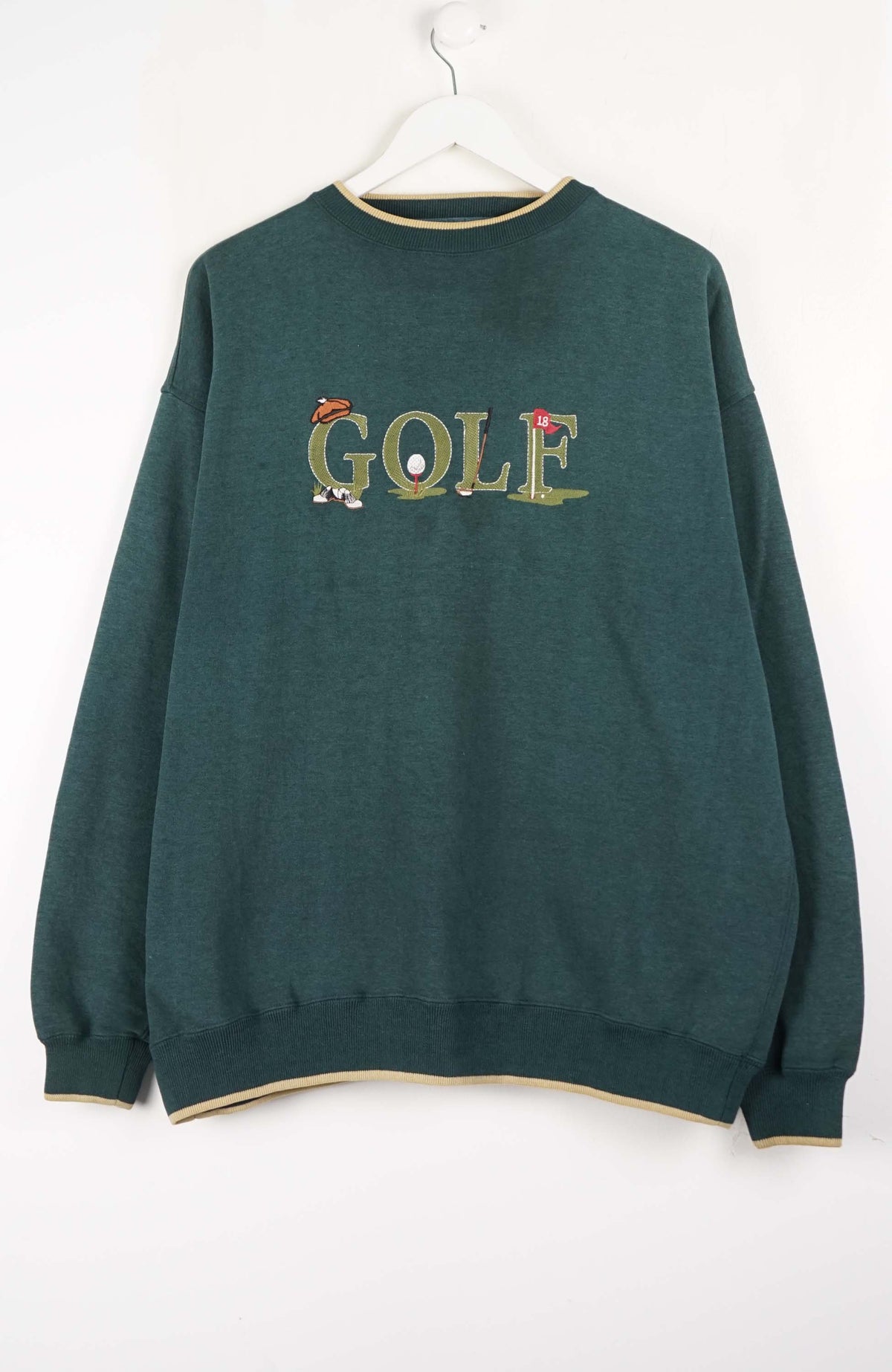 VINTAGE GOLF SWEATER (XL)