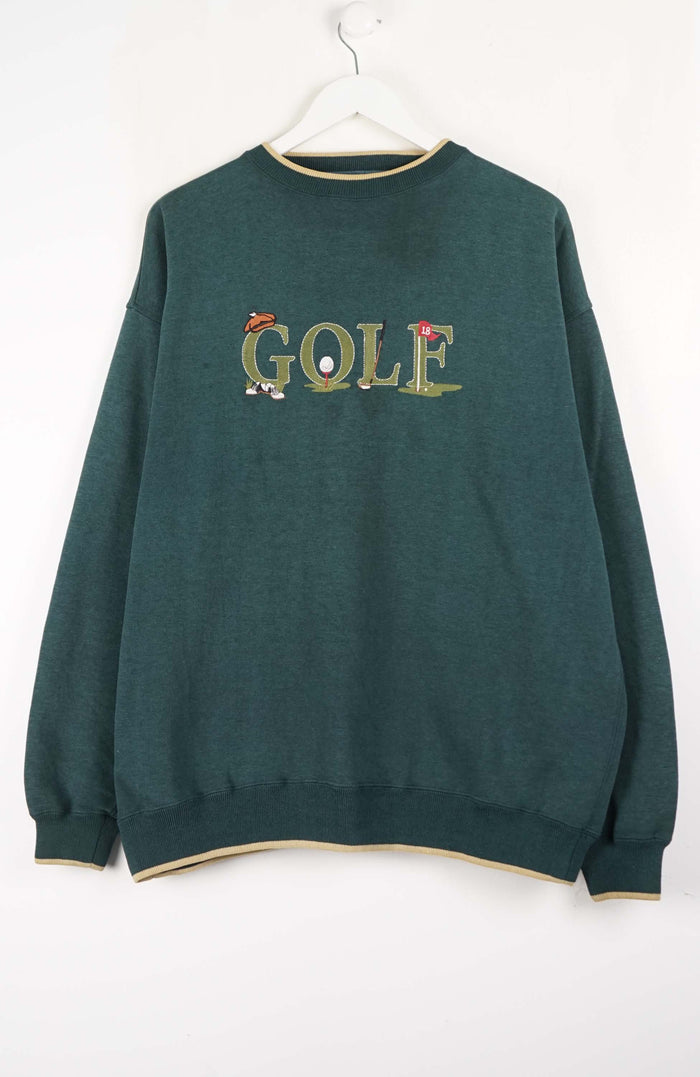 VINTAGE GOLF SWEATER (XL)
