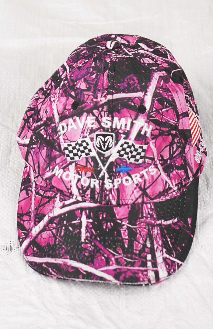 VINTAGE DAVE SMITH MOTOR SPORT REAL TREE HAT