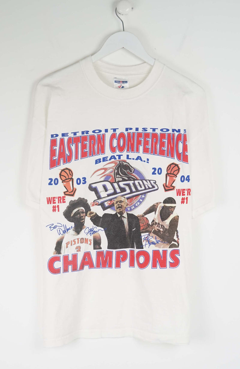 VINTAGE DETRIOT PISTONS CHAMPIONS T-SHIRT (XL)