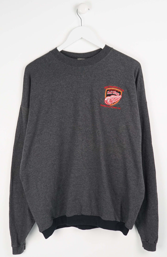 VINTAGE DETROIT RED WINGS SWEATER (L)