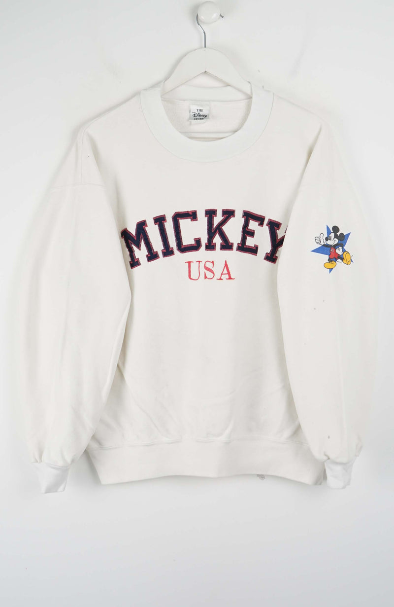 VINTAGE DISNEY MICKEY USA SWEATER (M)