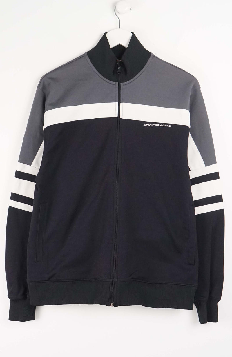 VINTAGE DKNY FULL ZIP SWEATER (M)