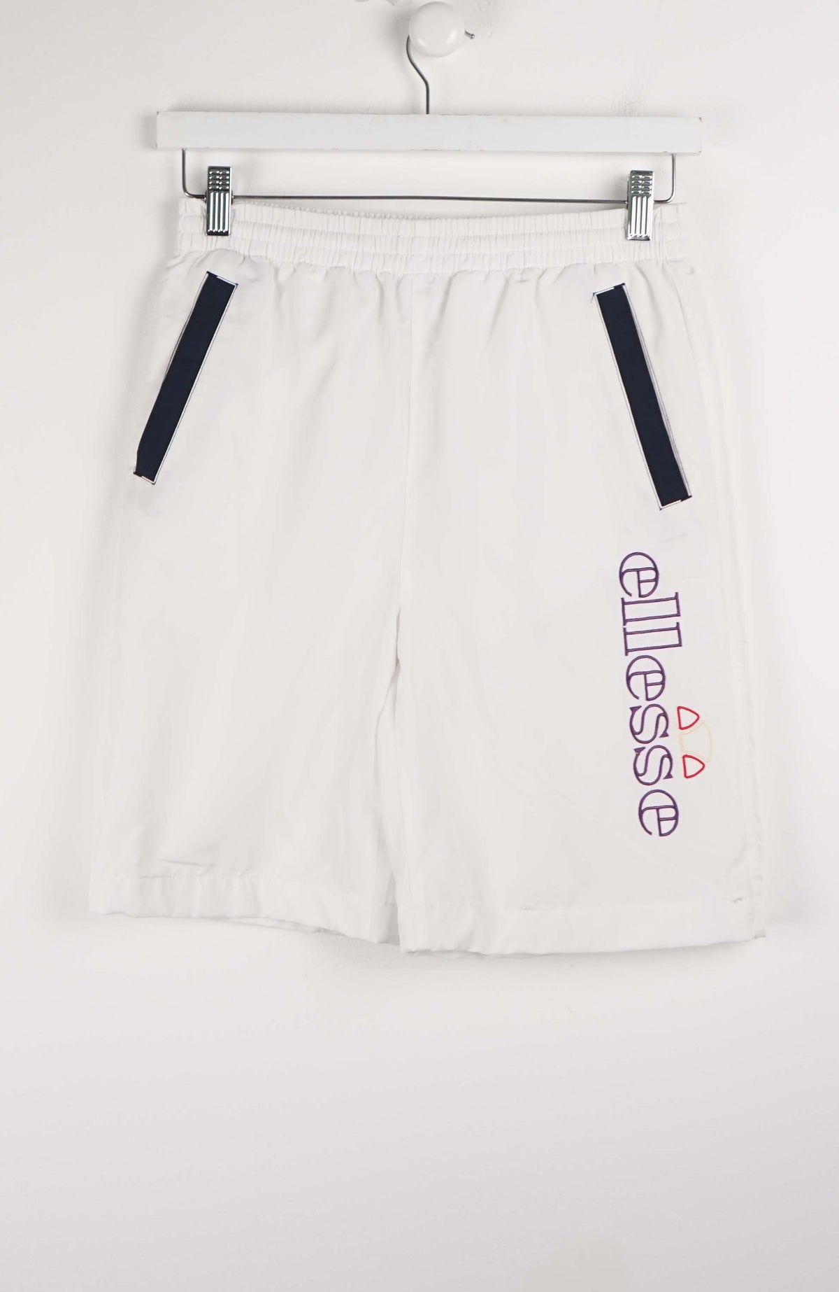 VINTAGE ELLESSE TRACK PANT SHORTS (XS)