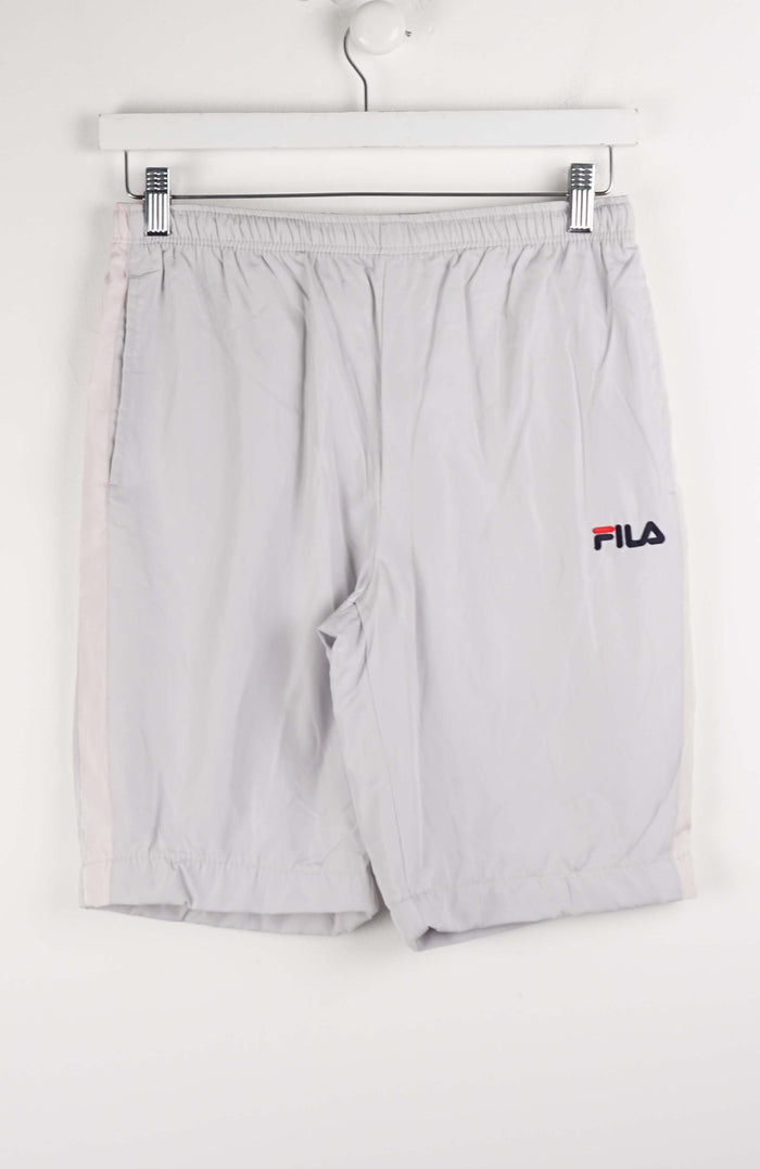 VINTAGE FILA TRACK PANT SHORTS (S)