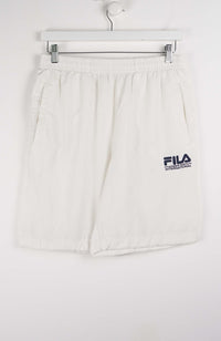 VINTAGE FILA TRACK PANT SHORTS (S)