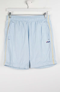 VINTAGE FILA TRACK PANT SHORTS (S)