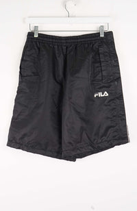 VINTAGE FILA TRACK PANT SHORTS (S)