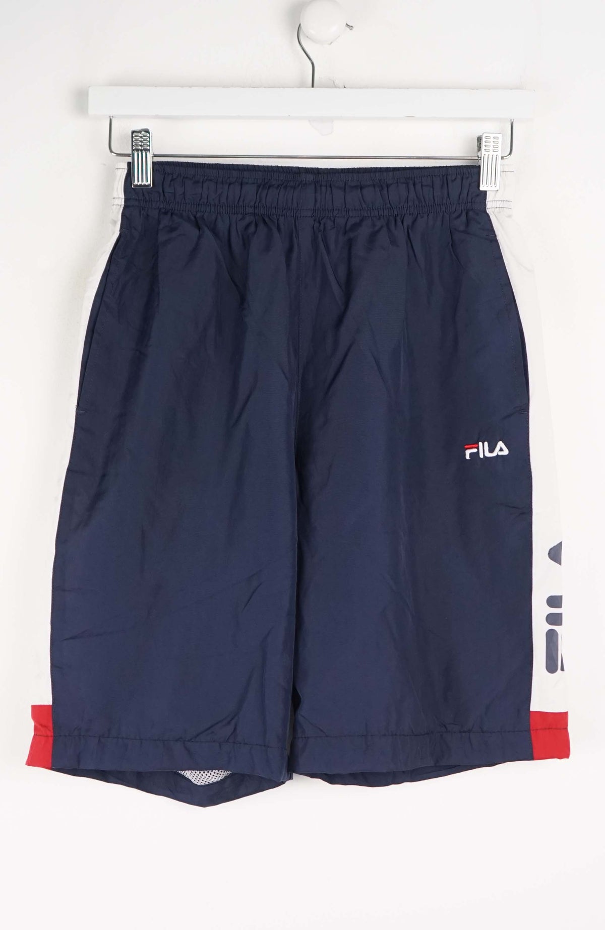 VINTAGE FILA TRACK PANT SHORTS (XS)