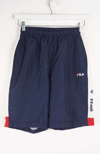VINTAGE FILA TRACK PANT SHORTS (XS)