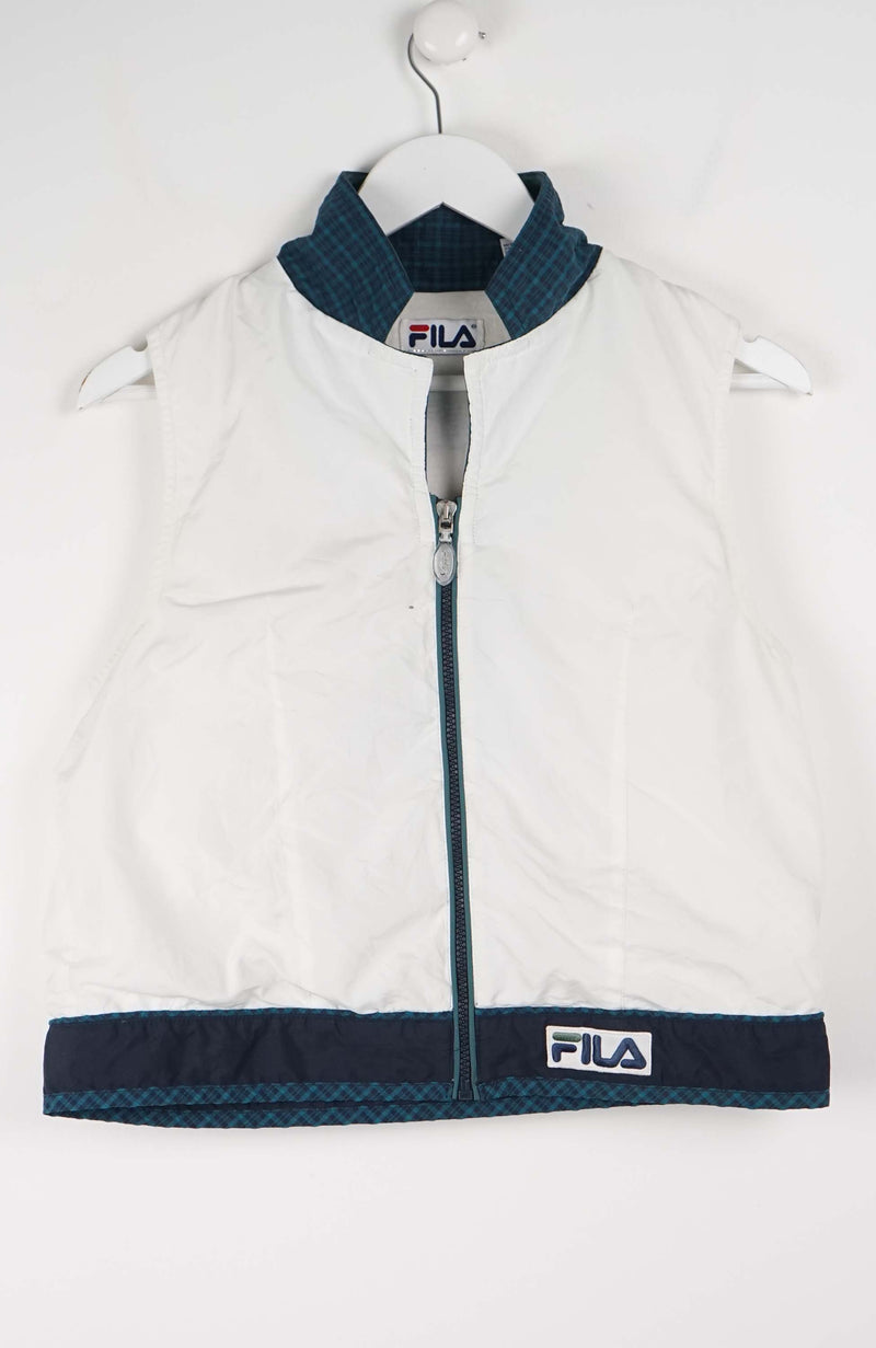 VINTAGE FILA VEST WINDBREAKER (XS)