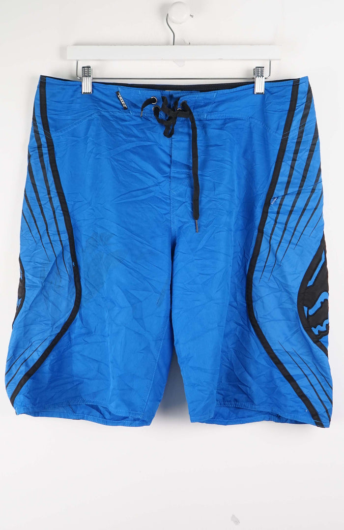 VINTAGE FOX BOARD SHORTS W36