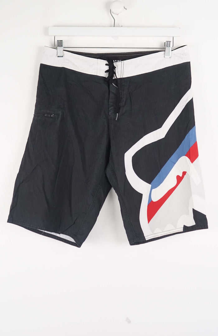 VINTAGE FOX RACING SURF BOARD SHORTS W32