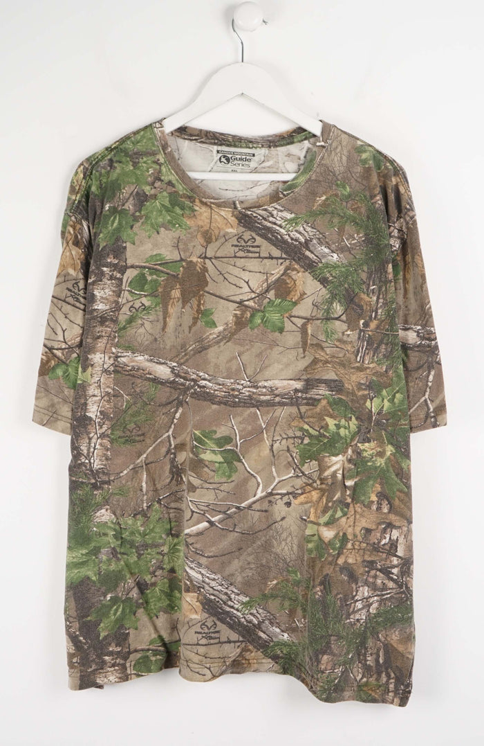 VINTAGE MOUNTAIN GUIDE SERIES REAL TREE T-SHIRT (XXL)
