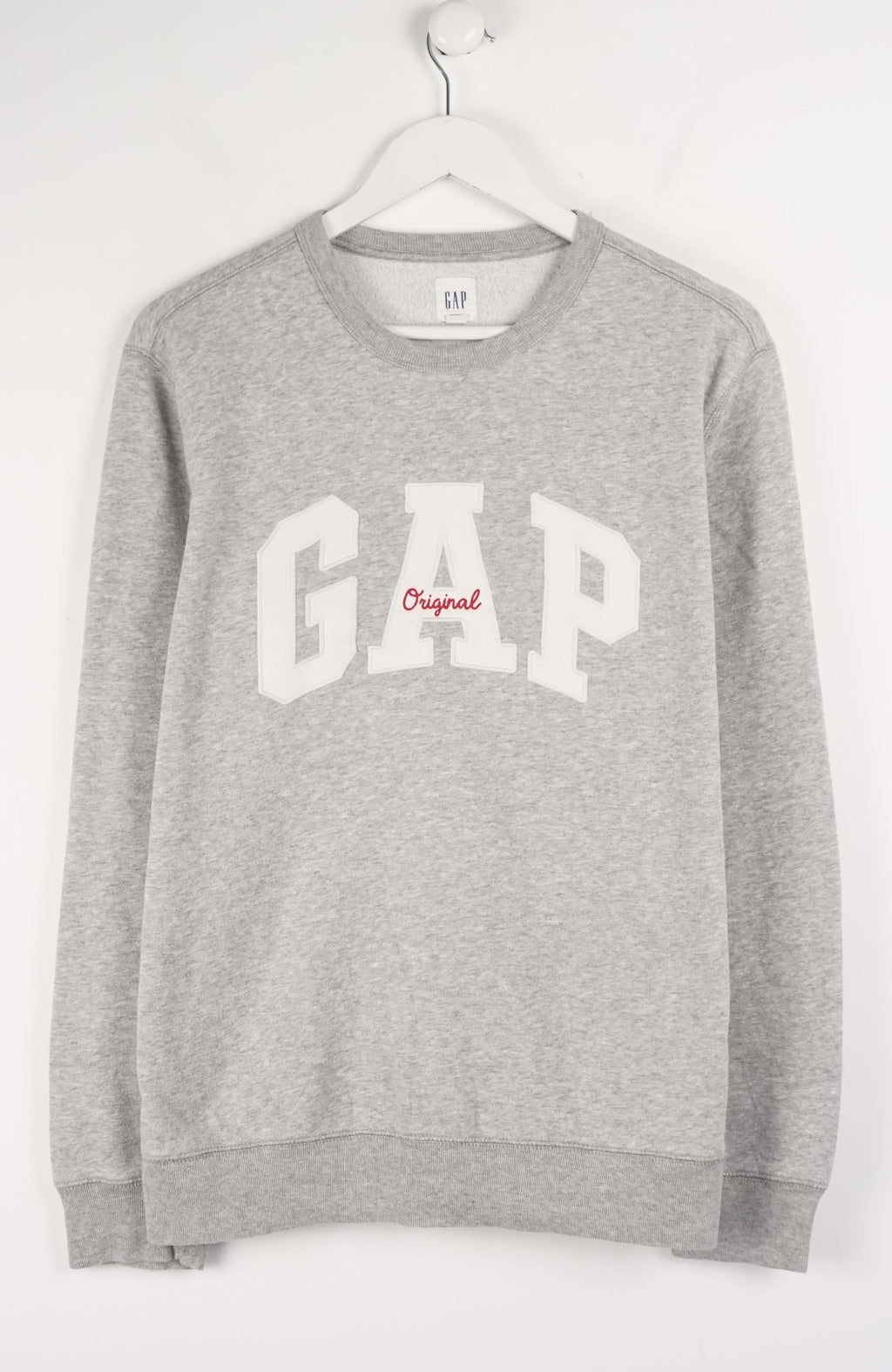 Gray GAP sweatshirt on a white background