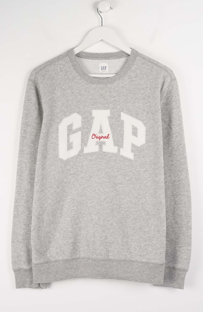 Gray GAP sweatshirt on a white background