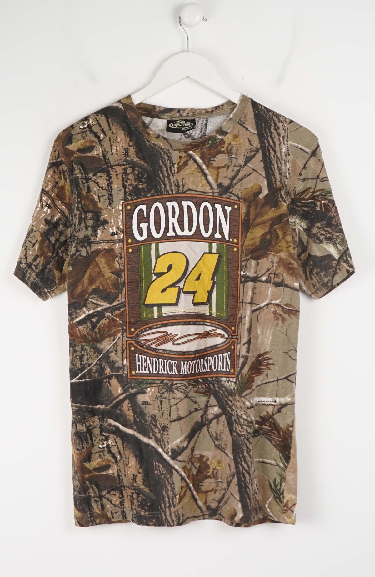 VINTAGE NASCAR GORDON 24 REAL TREE T-SHIRT (S)