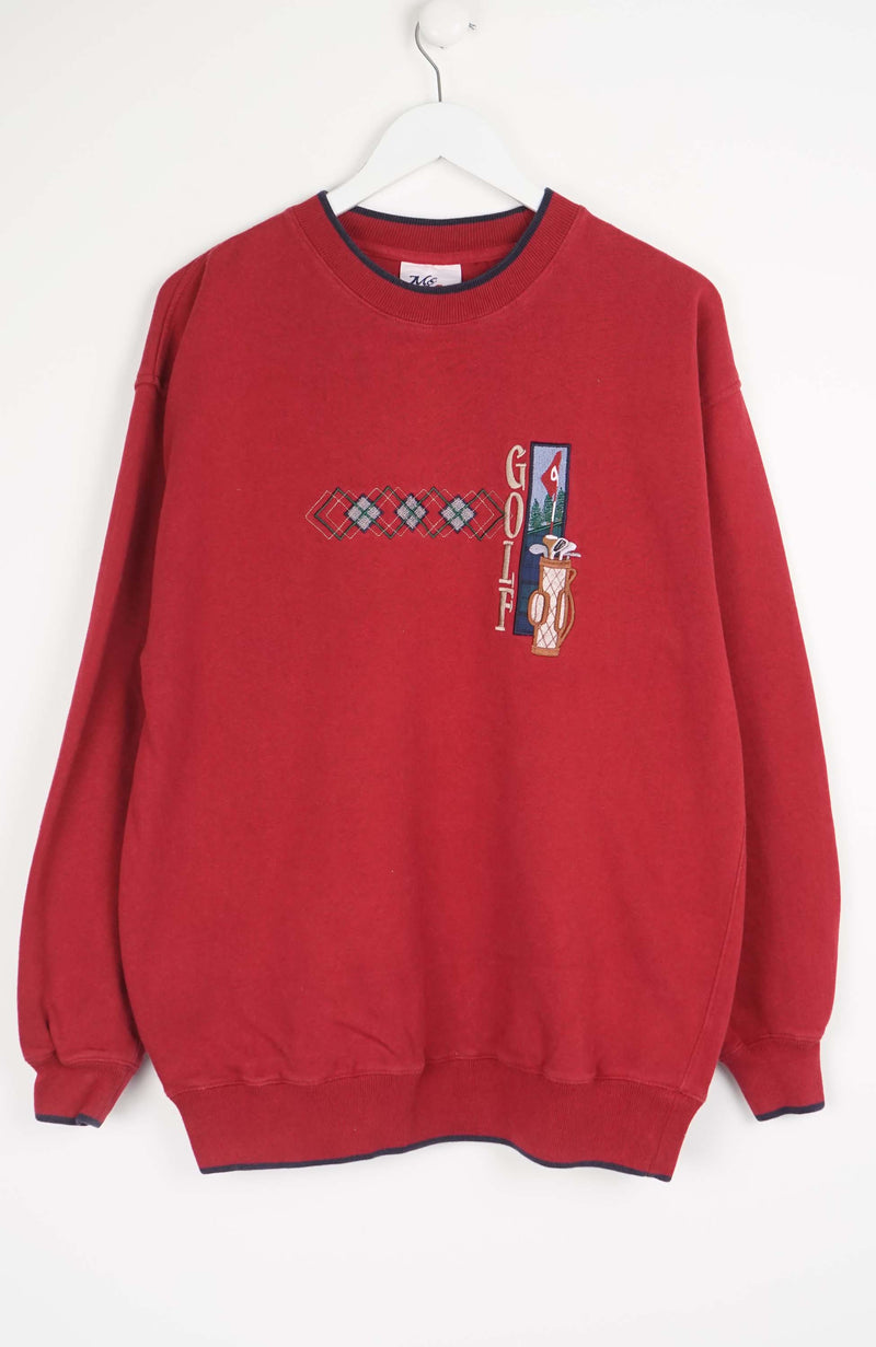 VINTAGE GOLF SWEATER (L)