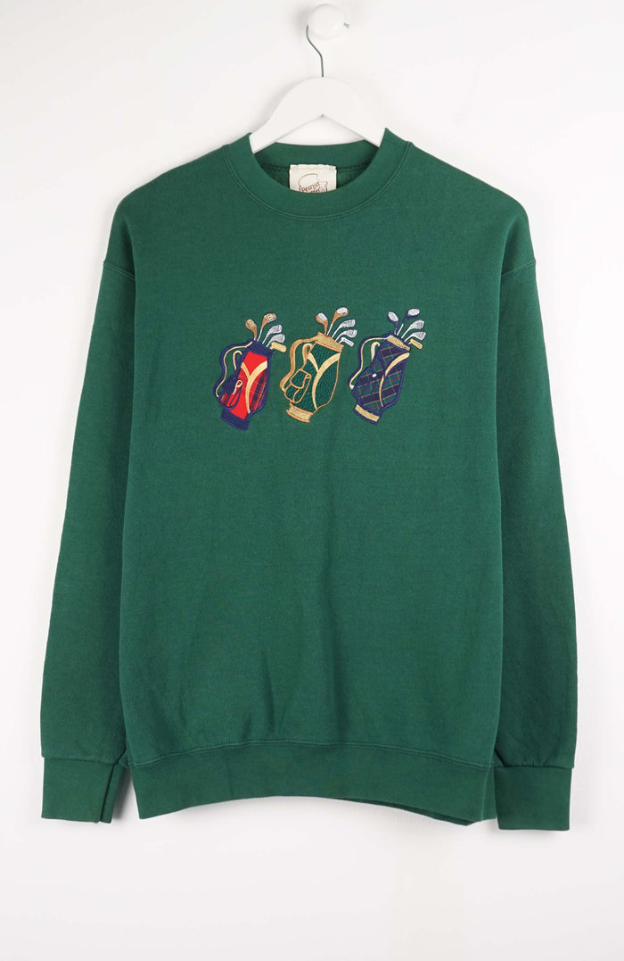 VINTAGE GOLF SWEATER (M)