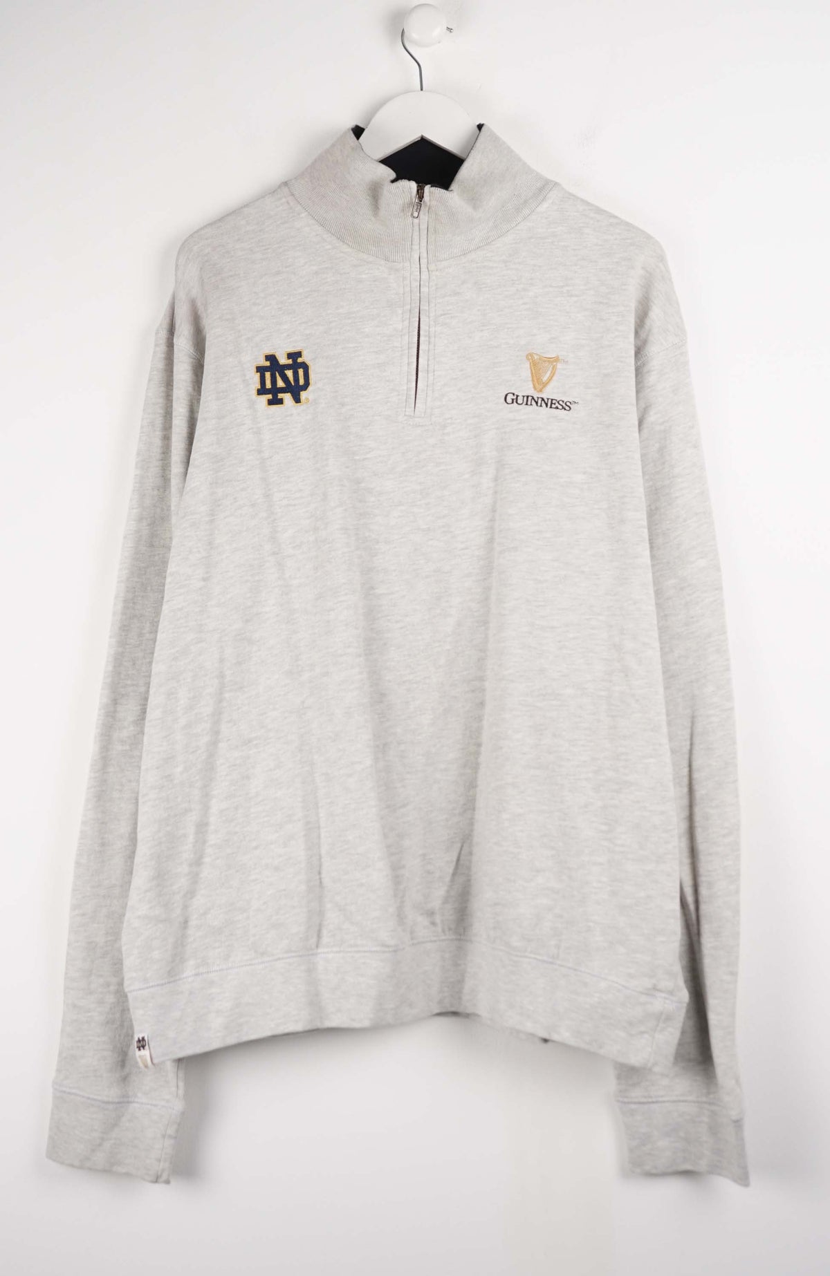 VINTAGE GUNNESS 1/4 ZIP SWEATER (XXL)