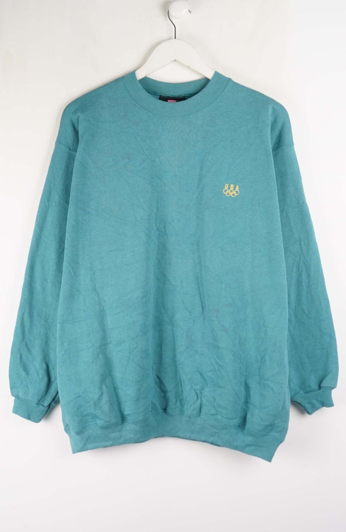 VINTAGE USA OLYMPIC SWEATER (L)